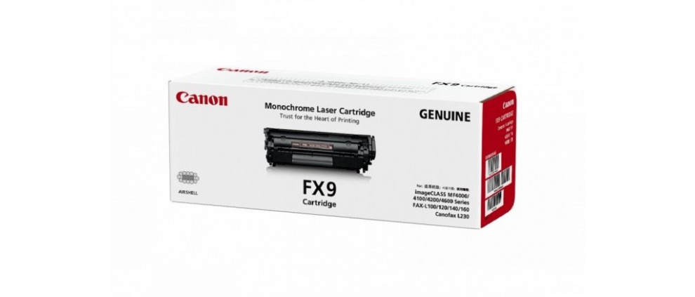 Canon FX-9 Toner Cartridge, Black